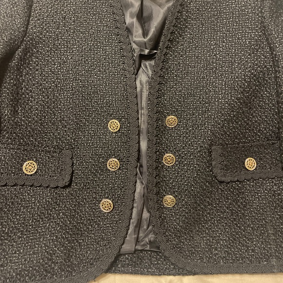 ZARA Boucle Black Jacket - Picture 2 of 5